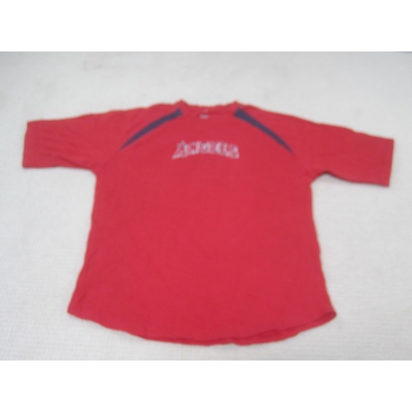 Genuine Merchandise Other - Vintage Anaheim Angels Shirt Mens‎ Large Red MLB Baseball Raglan Tee 2000s